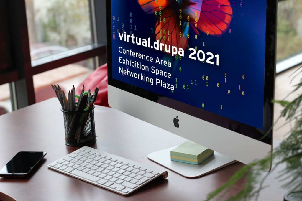 Im Jahr 2021 läuft die „Virtual.Drupa“ am Screen des Computers, Laptops oder Tablets ab. Foto: Messe Düsseldorf/Maximilian Beck