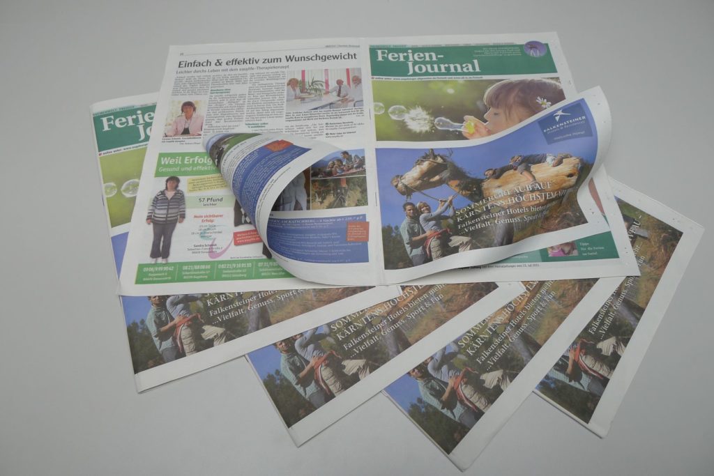 Immer noch stehen gedruckte Zeitungen mit lokalen und regionalen Informationen in der Gunst der Leser obenan. Foto: Presse-Druck Augsburg