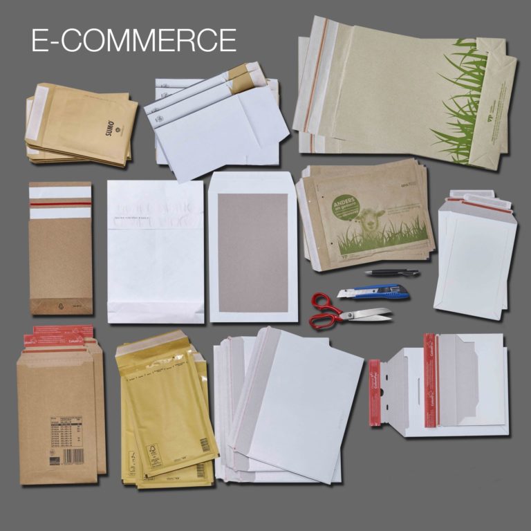 Briefkuverts und Versandtaschen für den E-Commerce: Besonders dafür verwendete braune Papiere, aber auch in die Briefkästen passende (Klein-) Verpackungen werden nachgefragt. Foto: FEPE