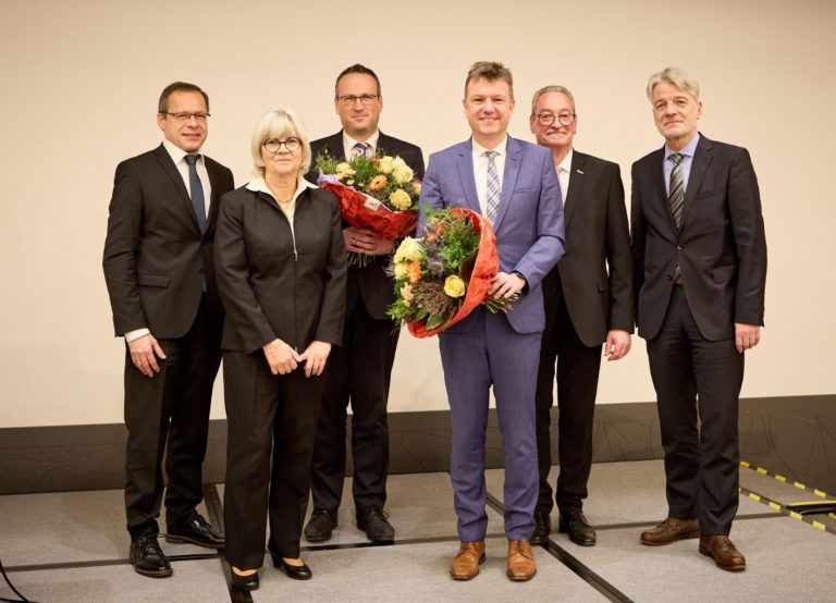 BG ETEM-Verwaltung (v.l.): Johannes Tichi, Karin Jung, Marco Wetzel, Jörg Botti, Hans-Peter Kern, Jobst Kleineberg. Foto: Tilmann Lothspeich