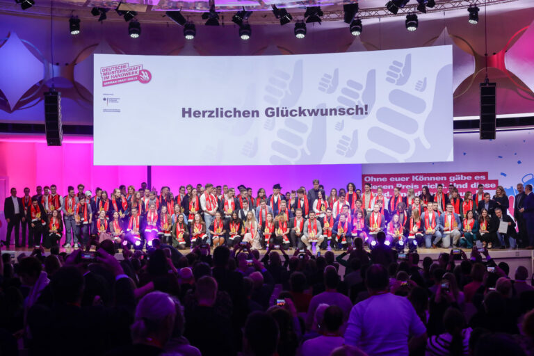 Finale im Berliner Congress Center 2023. Foto: ZDH/Boris Trenkel, Peter Lorenz