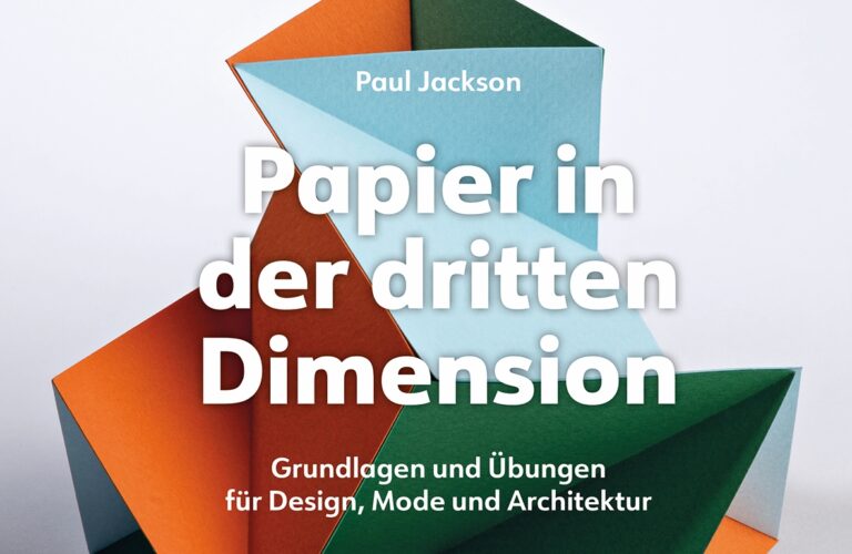 Paul Jackson: „Papier in der dritten Dimension“, Haupt Verlag, Bern (CH), 2024, 144 Seiten, durchgehend farbig, Hardcover, Preis: 29,90 Euro (D), 30,80 Euro (A), 32,00 CHF/UVP, ISBN 978-3-258-60291-2. Cover: Verlag