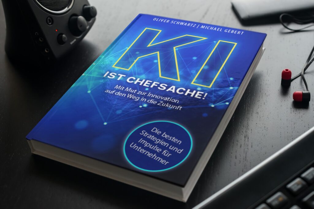 Oliver Schwartz, Michael Gebert: „KI ist Chefsache!“, Verlag Wiley-VCH, Weinheim an der Bergstraße, 2024, 240 Seiten, gebundenes Hardcover, Preis: 29,99 Euro (D), 30,90 Euro (A), ISBN 978-3527-51205-8. Foto: Verlag