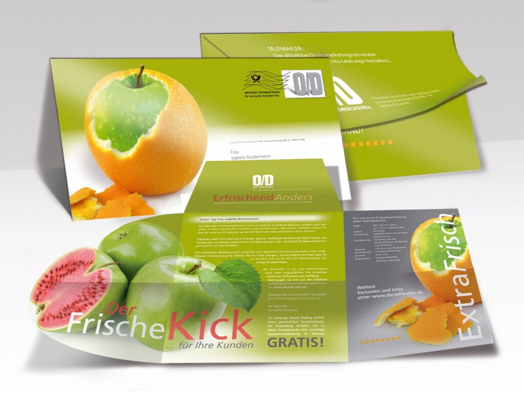 Individuelle Print-Mailings, unter ihnen auch Self Mailer, werden stark nachgefragt. Foto: O/D Group