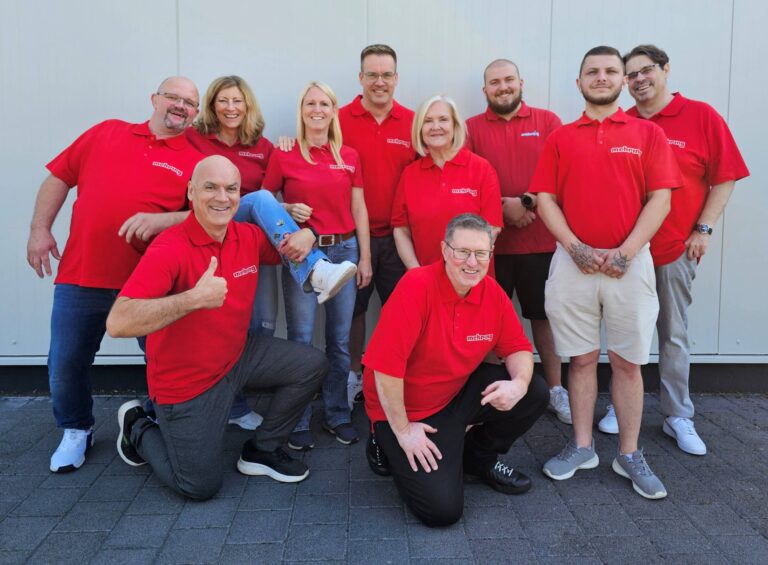 Ausgelassene, fröhliche Stimmung bei der Open house-Mannschaft. Foto: Mehring GmbH