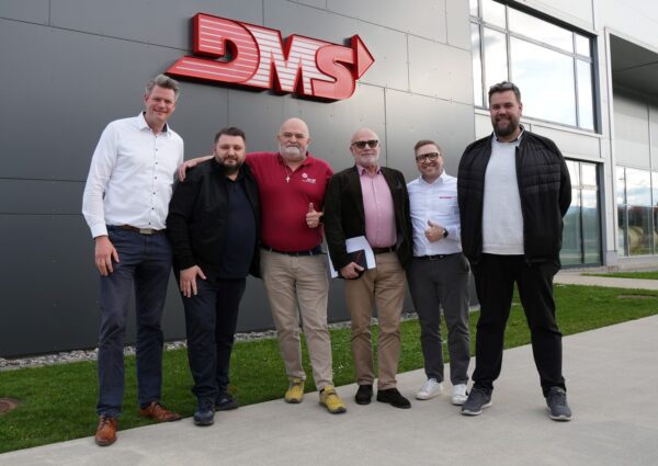 Zuverlässige Partnerschaft (v.l.): Timm Edelhoff (Geschäftsführer Horizon), Dalibor Bijelonjic (Vertriebsleiter DMS), Josef Schinnerl (Geschäftsführer DMS), Christian Bunzl (Key Account Manager Österreich Horizon), Thomas Heil (Vertriebsleiter Horizon), Ambjörn Breuer (Director Sales & Marketing Horizon). Foto: Horizon