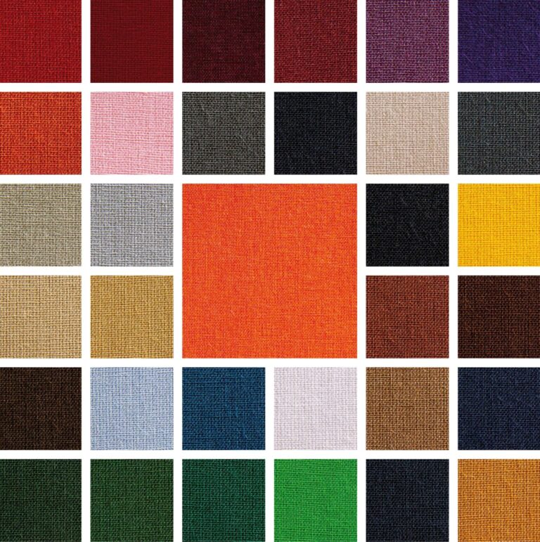 Farbenvarianten im Materialkatalog. Foto: Wilh. Leo’s Nachf.