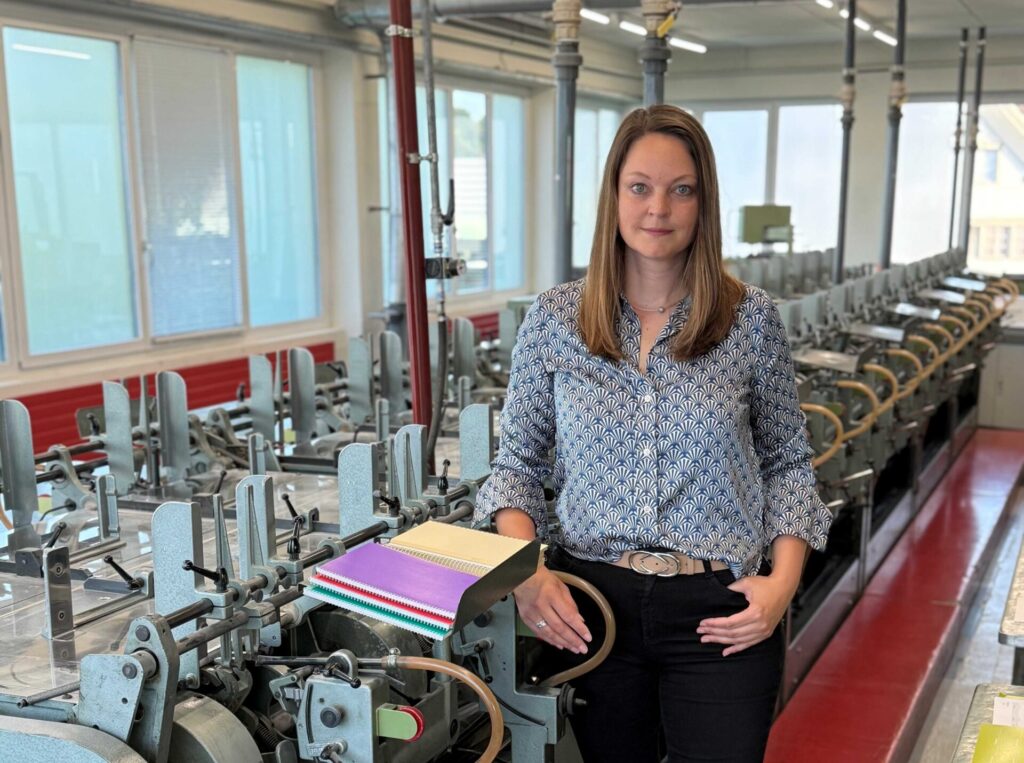 Zukünftige Nachfolge: Nadine Heinrich-Brugger. Foto: Buchbinderei Brugger