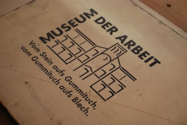 Druckplatte für den Steindruck. Foto: Frank Baier