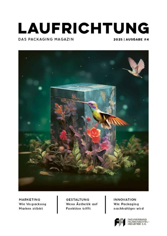 Neueste „Laufrichtung“-Ausgabe. Cover (Ausschnitt): FFI