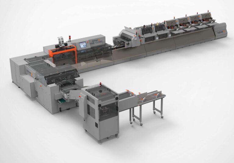 Bewährtes Hohner-Sammelheftsystem „HSB 13.000“. Foto: Hohner Maschinenbau