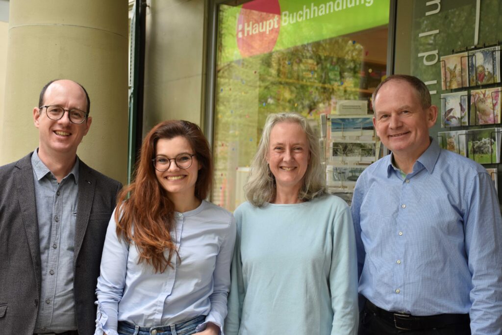 Geschäftsleitung Haupt Verlag (v.l.): Martin Lind, Patrizia Haupt, Irene Pulfer, Frank Heins. Fotos: Haupt Verlag AG