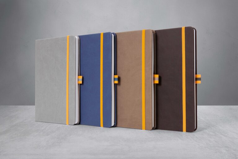 Produktreihe „Linescape“ mit schlüssiger Zwei-Farben-Gestaltung. Foto: Sigel GmbH