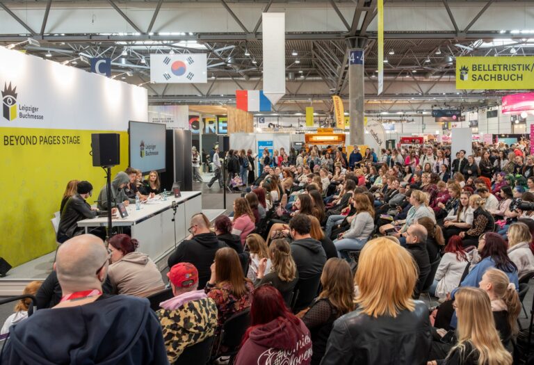 313 000 Literaturbegeisterte erlebten die viertägige Leipziger Buchmesse im März 2026. Foto: Leipziger Messe/Tom Schulze