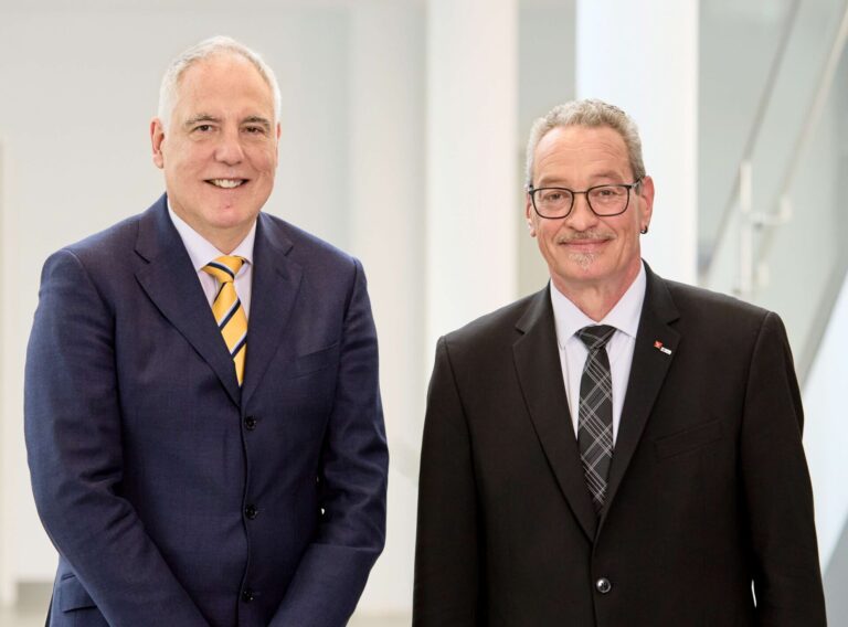 Franz Donner (l.), Hans Peter Kern. Foto: BG ETEM