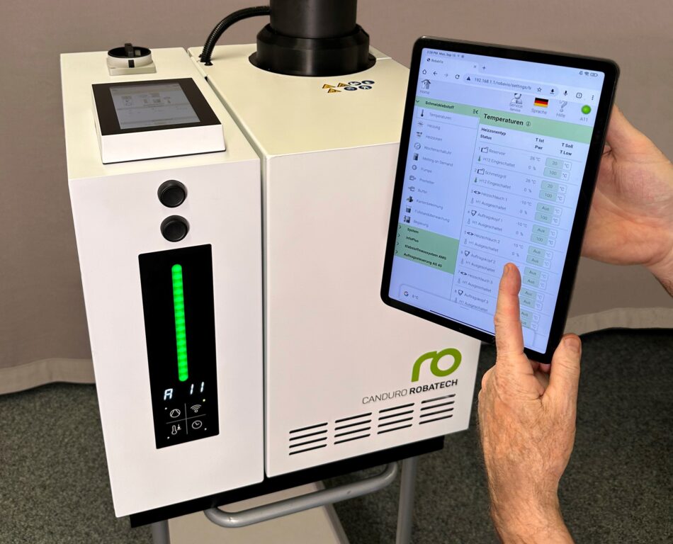 Robatech offeriert für den industriellen Klebstoffauftrag professionelle Lösungen. Foto: Robatech