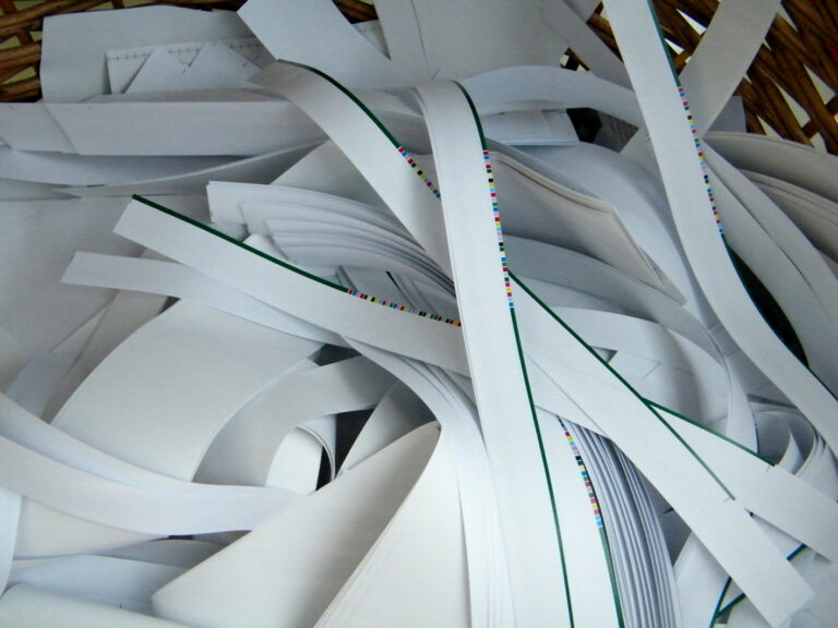 Recyclingfähige Papierschnittreste. Foto: SID Leipzig