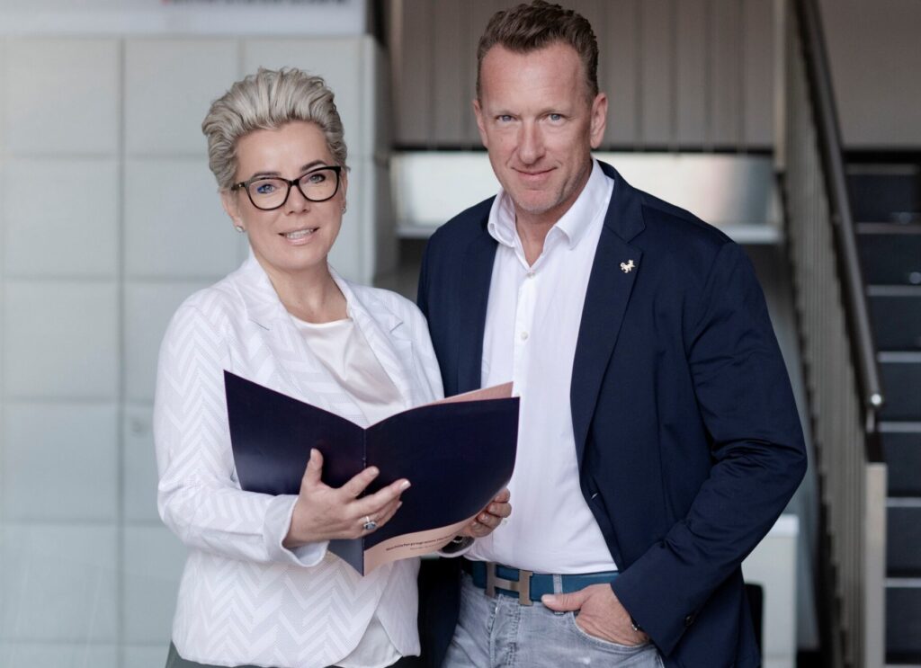Daniela und Robert Klampfer, Management-Team bei Klampfer Druck in der Steiermark. Foto: Heidelberger Druckmaschinen AG