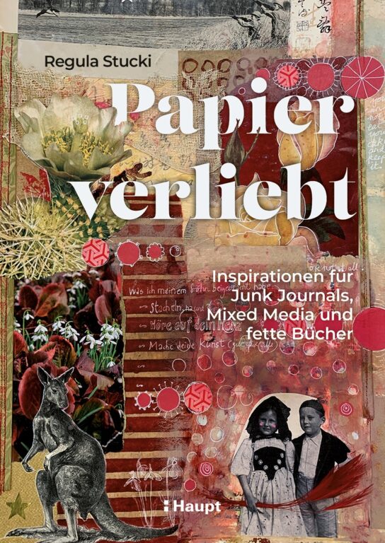 Regula Stucki: „Papierverliebt“, Haupt Verlag, Bern (CH), 1. Auflage, 2026, 160 Seiten, durchgehend farbig fotografiert, Softcover, Preis: 26,00 Euro (D), 26,80 Euro (A), 26,00 CHF/UVP, ISBN 978-3-258-60311-7. Cover (Ausschnitt): Verlag