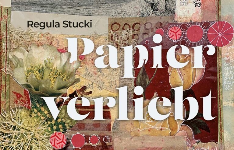Regula Stucki: „Papierverliebt“, Haupt Verlag, Bern (CH), 1. Auflage, 2026, 160 Seiten, durchgehend farbig fotografiert, Softcover, Preis: 26,00 Euro (D), 26,80 Euro (A), 26,00 CHF/UVP, ISBN 978-3-258-60311-7. Cover (Ausschnitt): Verlag